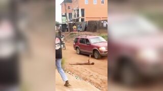 Wasted Woman Plays With Herself Fully Naked In Public