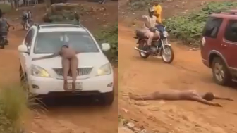 Wasted Woman Plays With Herself Fully Naked In Public
