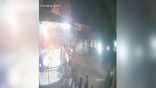 Masked Attacker Throws Explosive Device into Temple During Prayer, Injuring Devotees