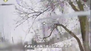 Multiple Russian soldiers struck by Ukrainian FPV drones