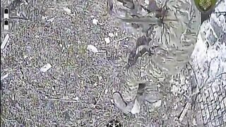 A russian counter-drone shotgunner fails at his job