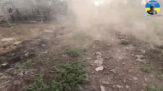 Killing an orc.