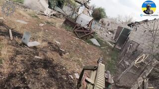 Killing an orc.