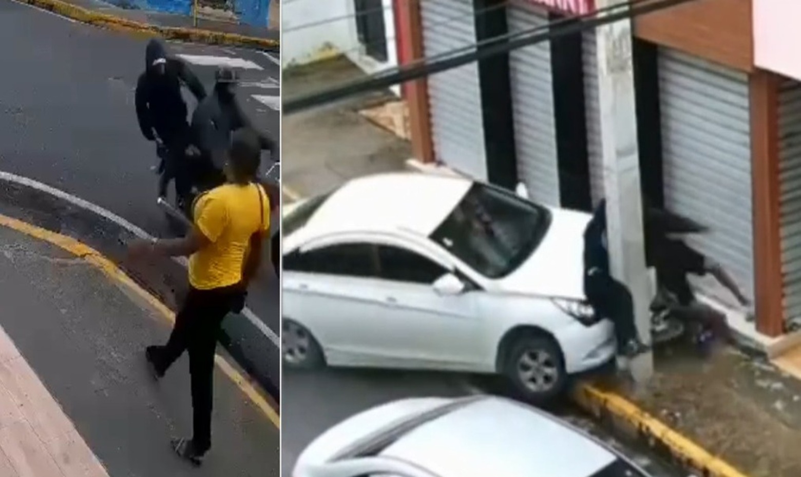 Karma on Wheels: Robbers Who Stole Woman's Cellphone Get Hit by Hero Driver