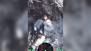 Orc shoots himself in the head just moments before drone arrives