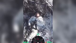 Orc shoots himself in the head just moments before drone arrives