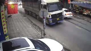 Poor Woman Injured By Overtaking Driver