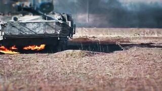 Russian burning alive