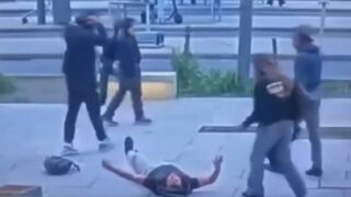 Dude Defending A Girl Brutally Attacked In Belgium