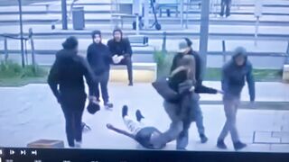 Dude Defending A Girl Brutally Attacked In Belgium