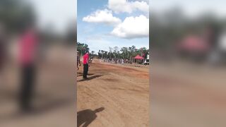 Spectator Brutally Smashed by Out-of-Control Motorcycle at Full Speed
