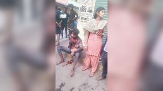 Man Stabbed In Stomach Suffers With Guts Exposed