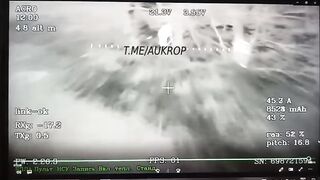 The Ukrainian was overcome by fear.