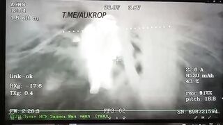 The Ukrainian was overcome by fear.