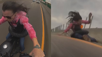 Texas Woman Records Own Crash