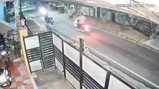 Helmetless Rider Dies In Head On Collision In India