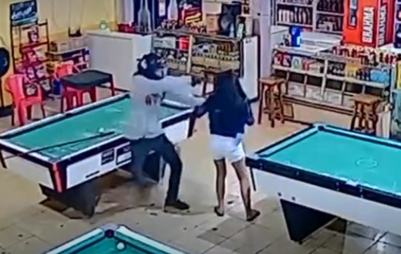 Hitman Executes Man in Cold Blood, Shoots Woman in Head Inside The Pool Hall