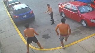 Knife Plunges 6 Inches into Victim's Heart During Chaotic Street Knife Massacre