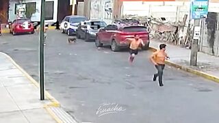 Knife Plunges 6 Inches into Victim's Heart During Chaotic Street Knife Massacre