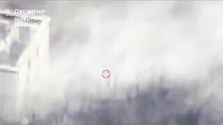 Ukrainian Air Assault Forces struck a Russian column with drones and HIMARS