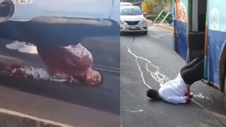 Mentally Ill Man Slits His Throat With A Box Cutter On A Bus In Mexico City