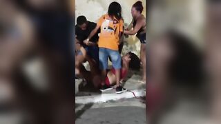 Caipirinhas Gone Wrong: Brazilian Ladies Start Midnight Street MMA War