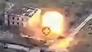A HIMARS multiple launch rocket system covers a concentration of RU infantry