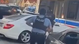 Cop  fatally shoots driver of wanted vehicle after he hits woman in Chicago