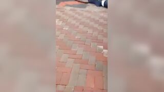 Thief In Agony After He Was Hit By Courier He Tried To Rob