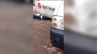 Thief In Agony After He Was Hit By Courier He Tried To Rob