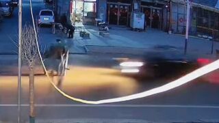 Now His Moped Looks Even Better