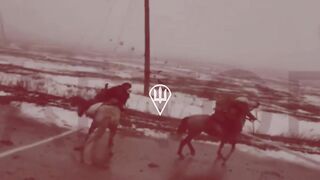 Drones vs Russian cavalry.