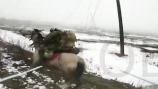 Drones vs Russian cavalry.