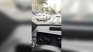 Drunk Woman Lying On The Road Gets Run Over