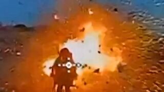 The Orc was effectively eliminated by a pair of UA drones