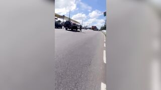 Fleeing Armed Robbery Suspect Run Over by Police Vehicle, Left in Grave Condition