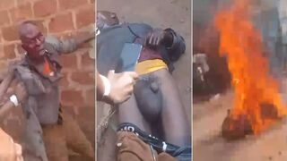 Man Branded a Warlock Dragged Out and Burned Alive by Bloodthirsty Villagers