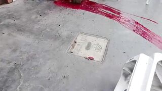 Hitman Sprays Car Wash Attendant with Lethal Hail of Gunfire at Work