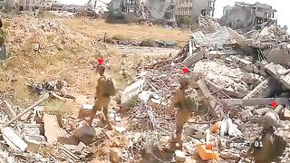 2025 Footage: Israeli Soldiers Ambushed By HAMAS In Khan Younis