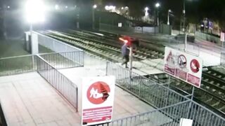 A man was struck and killed by a commuter train in the Kyiv region.