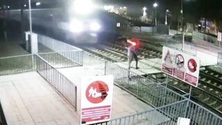 A man was struck and killed by a commuter train in the Kyiv region.
