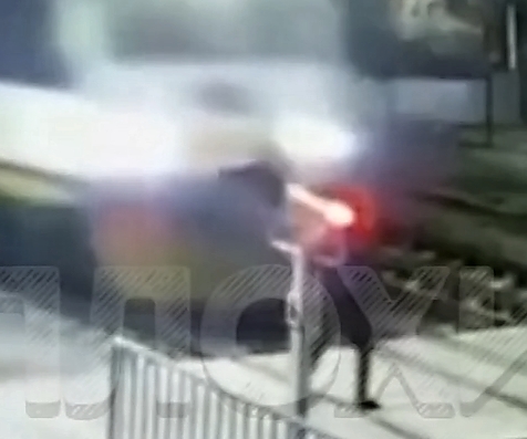 A man was struck and killed by a commuter train in the Kyiv region.