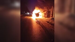 "Almost burned alive... A split second!"