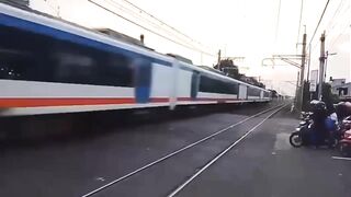 He Crossed the Tracks Like It Was Nothing… Until the Train Turned Him Into Nothing