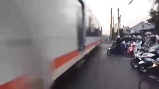He Crossed the Tracks Like It Was Nothing… Until the Train Turned Him Into Nothing