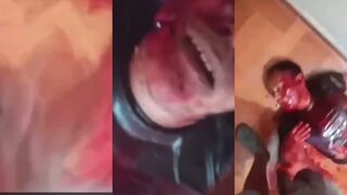 Tortured  and stabbed