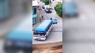 Elderly Woman Killed Instantly by Garbage Truck While Crossing Street with Cane