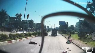 Moped Rider Ran Over, Killed By Cement Truck