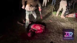CJNG Cartel Sicarios Butchering Rivals Alive {Better Quality}