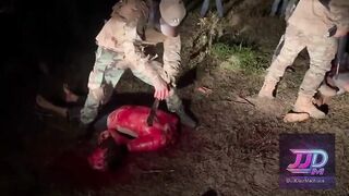 CJNG Cartel Sicarios Butchering Rivals Alive {Better Quality}